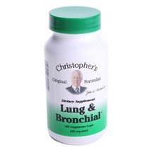 크리스토퍼스오리지널포뮬라스 렁 & 브론치얼 425mg 베지테리안 캡, 100개입, 1개