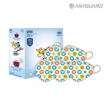 애니가드 미키마우스 KF80 소형 마스크 5매입X10개_총50매, 단품, 단품