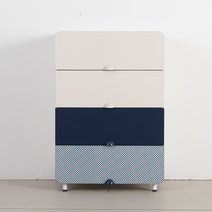 리바트 톨 키즈 4단 서랍장(3색), 핑크