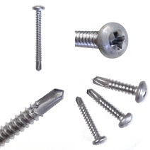 스텐 둥근머리 직결피스 나사못 철판 목재 기리 양날피스 #8 #10 #12 13~50mm 낱개판매, #12(5.5mm), 38mm