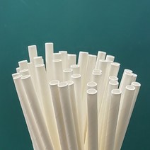 [seneco]재활용 가능한 파이6 195mm 100개 친환경 종이빨대, 파이6(1봉:100개), 개별포장