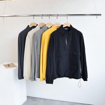 남자 무지 오버핏 바람막이 아노락 자켓 5컬러