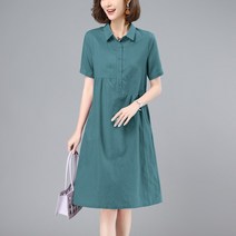 4050대 중년여성 미시룩 원피스 편한 루즈핏 WF006