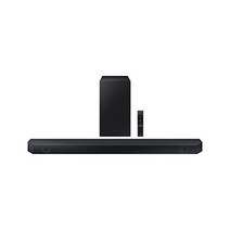 무선 돌비 오디오가 SAMSUNG HWQ990C 11.1.4ch 사운드바 Q 심포니 스페이스핏 사운드 프로 어댑티브 게임 모드 에어플레이 2 AVA 알렉사 내장 모델 블랙, HW-Q60C_사운드바