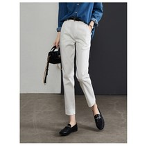 영메이 YM23099F 여성용 오피스룩 팬츠 데일리 정장 9부 면 바지