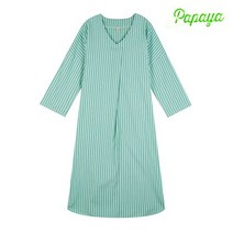 파파야 PAPAYA 세로 스트라이프 원피스 PNKUOP201A