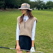 패션풀 GOLF F 세라 루즈핏 브이넥 니트 베스트 28777