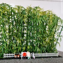 건축 조경설계 대나무 모형 조화 조화나무 미니어쳐, 단품