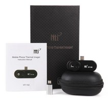 열화상카메라 USB-C 안드로이드 기기용 HT-102 컴팩트 열화상 카메라 적외선 외부 기기 블랙 59x30x12mm 신제품367130