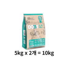 도비 밸런스 전연령용 중소형견 애견사료, 곡물, 10kg, 10개
