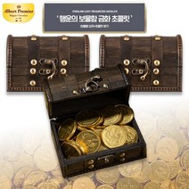 스틴랜드 행운의 보물함 금화 초콜릿, 153g, 3개