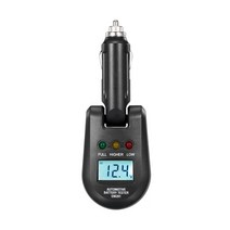 배터리 충전 장치 LCD 부하 테스트 상태 및 발전기 자동차 미터 1224V, 1.Black