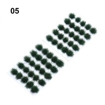 39/50 pcs/Set 현실적인 꽃 잔디 Tufts 시뮬레이션 모델 모래 장면 DIY 재료 미니어처 관목 식물 클러스터, 05 type 5-50pcs