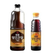 샘표 양조간장 701 1.7L + 501 500ml(증정 )기획세트