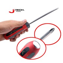 JTECH 다가네드라이버 6 x150mm 십자 + 6 전공드라이버 타격 드라이버 다가네 도라이바 도라이버 망치드라이버 망치 전공 손잡이 머리 강철 전공형 고무 그립