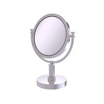 Allied Brass DM 4 4X SCH 20 3cm(8인치) 테이블 거울 4배 배율 35 4cm(15인치) 새틴 크롬 미국직송 284558