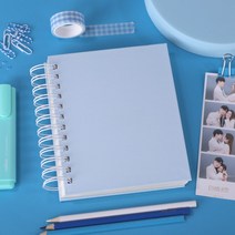 접착식 네컷 앨범 다이소 셀프포토북 초음파 사진 포카 바인더 인생 커플 포토북 춘식이몰, 포토리뷰 약속하고 추가 사은품 받을게요, 스카이 블루 60p