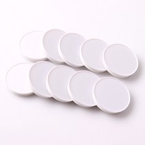 원형화이트그립톡10개입 스마트톡 만들기 레진아트 공예 DIY 핸드폰 스마트폰 거치대 데코덴 만들기, 10개