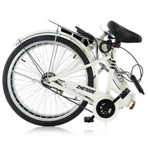 접이식 클래식자전거 운동용 캠핑 신형 출퇴근자전거, 핑크 (공압 타이어) 22인치