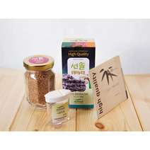 [산삼에너지 담은 죽염][수준 높은 파동에너지를 담아 우리 몸의 에너지를 높여주는 죽염] 선솔 유황마늘죽염 100g