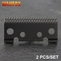 WAHFOX 2 개/대 Andis Master 12470 전문 무선 조절 식 헤어 클리퍼 용 세라믹 이동 블레이드 22 개, 한개옵션1, 03 2 PCS 1 SET, 하나