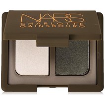 NARS 샤를로트 갱스부르 벨벳 듀오 아이섀도우 - 여성용 나스 루 알런트 2., Rue Allent, NARS Charlotte gainsbourg velv