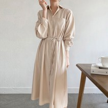 [스위트플러스] 임부복 데일리 퓨어 링클프리 셔츠 여성 원피스