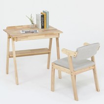 서랍식 고무나무 원목책상 선반 무취페인트 1인데스크, 화이트