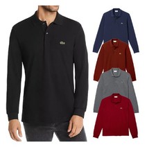LACOSTE 공용 클래식핏 긴팔 카라티셔츠 XS몰 사이즈 3종 택 1