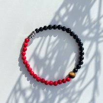 비휴 경면주사 오닉스 호안석 천연석 원석 행운 팔찌