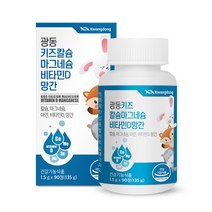 키즈 성장기 어린이 칼슘 마그네슘 비타민D 망간