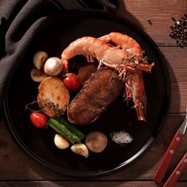 심쿡 밀키트 수비드 부채살 스테이크(새우포함), 수비드부채살스테이크(새우포함), 600g