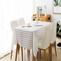 결KYUL 미니 캠핑방수 이케아 다이소 테이블보 식탁보 테이블커버 협탁보 6인용식탁보, 6인 137 x 180cm 핑크