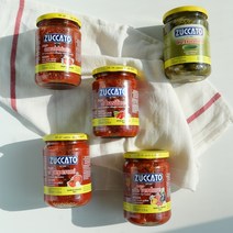 Zuccato 쥬카토 스파게티 파스타 토마토 소스 4종 아라비아따 오이 절임 피클 꼬니숑, 미니오이피클_330g