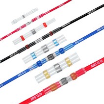 PG슬리브 50개세트 열수축튜브 케이블 슬리브 터미널 카오디오 스피커 자동차 센서등 수리
