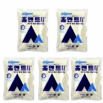 철물팩토리 홈멘트 아이보리 2kg 5개 소포장 시멘트 색상있는 가정 금간곳 보수