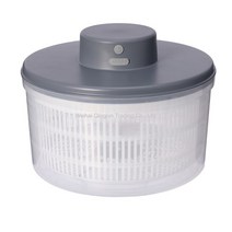 Ogfaour 가정용 자동 야채 세정기 탈수기 전동 과일 채소 샐러드 스피너 짤순이 usb 충전식 바구니, 회색