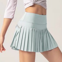 로미홀리 여성용 스포츠 스커트 치마바지 피트니스반바지 헬스 골프 요가 치마바지 여성 주름치마반바지 -k54