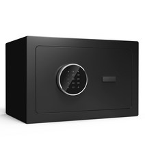 Decdeal 사무용 가정용 안전 금고 35L, 블랙