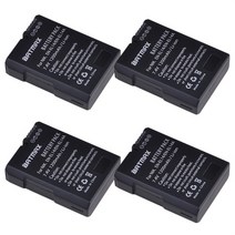 니콘 카메라 배터리 en-el14 en-el14a enel14 el14 p7800p7700p7100p7000d5500d5300d5200d3200d3300d5100d3100, 4개