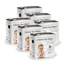 애플크럼비 오가닉 기저귀 테이프형 L 대형 공용 6팩 144매 applecrumby baby diapers
