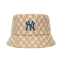 MLB 클래식 모노그램 버킷햇 NY D.Beige 193313