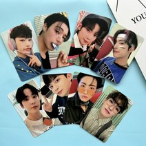 Kpop-아이돌 로모 카드 ATEEZ 2023 포토카드 8 개/세트 팬 컬렉션용 사진 카드 엽서, A