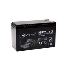 Matrix NP7-12 12V 7Ah 납산 배터리 UPS 무정전 전원 공급 장치 EPS, Free
