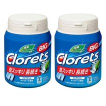 클로레츠 클리어 민트 껌 290g x2개 Clorets Clear Mint Gum, 2개