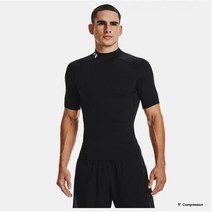 언더아머 남성 HeatGear 아머 컴프레션 모크 반팔 1372586-001