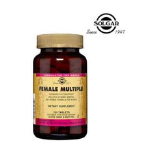 솔가 Solgar Female Multiple 120정, 1개