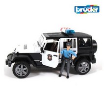 브루더 지프 루비콘 경찰차 BR02526, 혼합 색상, 1개