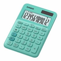 [오피스넥스] 카시오 컬러계산기 MS-20UC 그린, 본상품