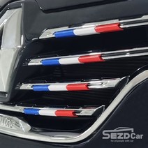 QM6 그릴몰딩 프랑스 국기 15pcs